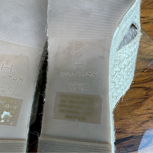 HALSTON Network Espadrille Sandal - natural - size 8.5 - Picture 12 of 13